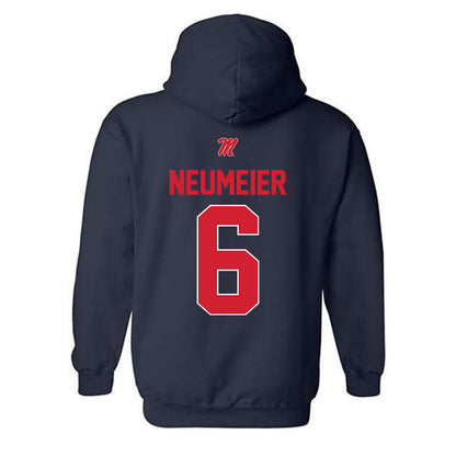 Ole Miss - NCAA Women's Soccer : Samantha Neumeier - Classic Shersey Hooded Sweatshirt-1