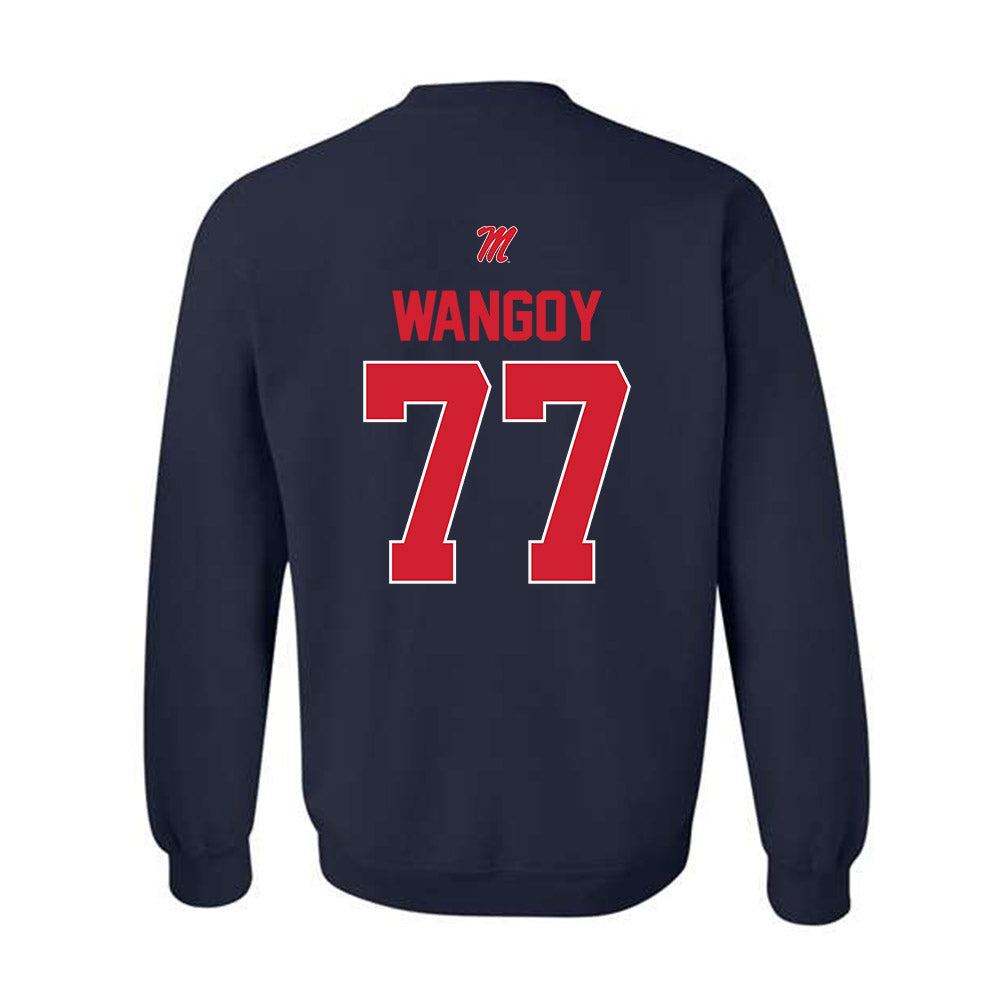 Ole Miss - NCAA Football : Enoch Wangoy - Classic Shersey Crewneck Sweatshirt-1