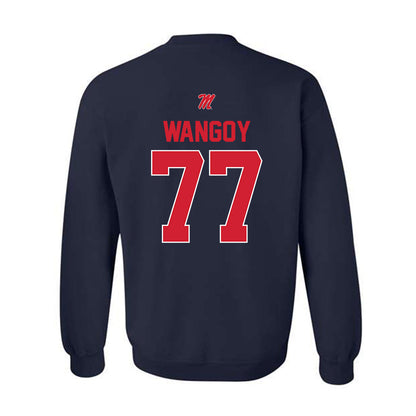Ole Miss - NCAA Football : Enoch Wangoy - Classic Shersey Crewneck Sweatshirt-1