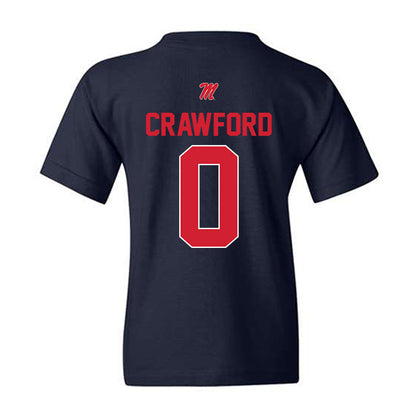 Ole Miss - NCAA Football : Jalyn Crawford - Classic Shersey Youth T-Shirt-1