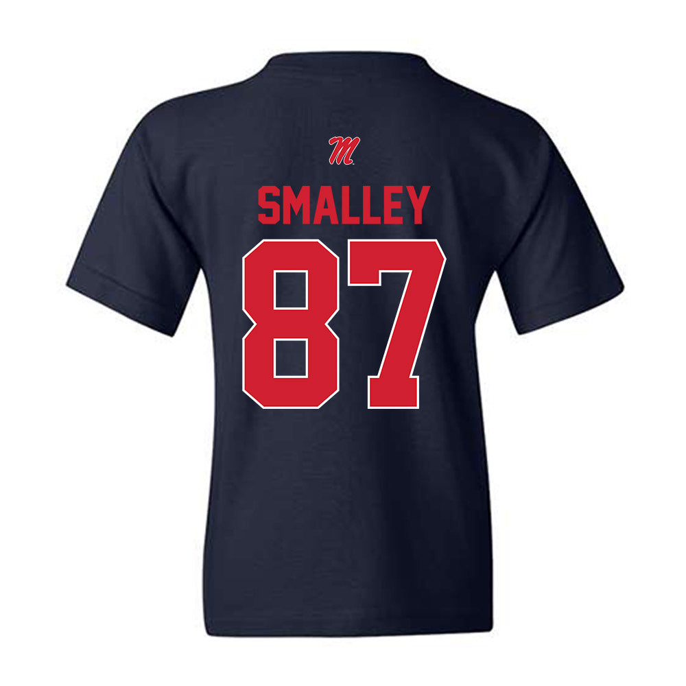Ole Miss - NCAA Football : Wyatt Smalley - Youth T-Shirt-1