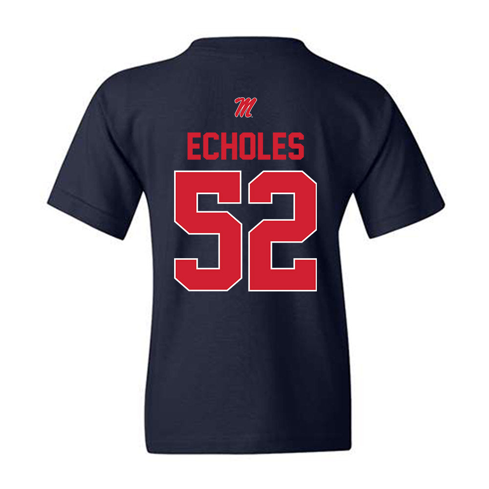 Ole Miss - NCAA Football : William Echoles - Youth T-Shirt-1