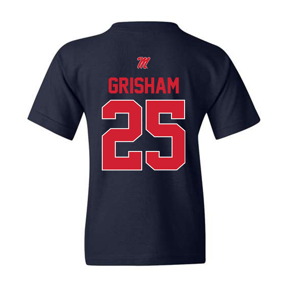 Ole Miss - NCAA Softball : Tenly Grisham - Youth T-Shirt