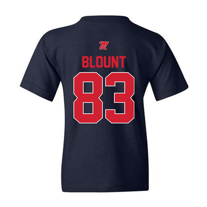 Ole Miss - NCAA Football : Levi Blount - Youth T-Shirt-1