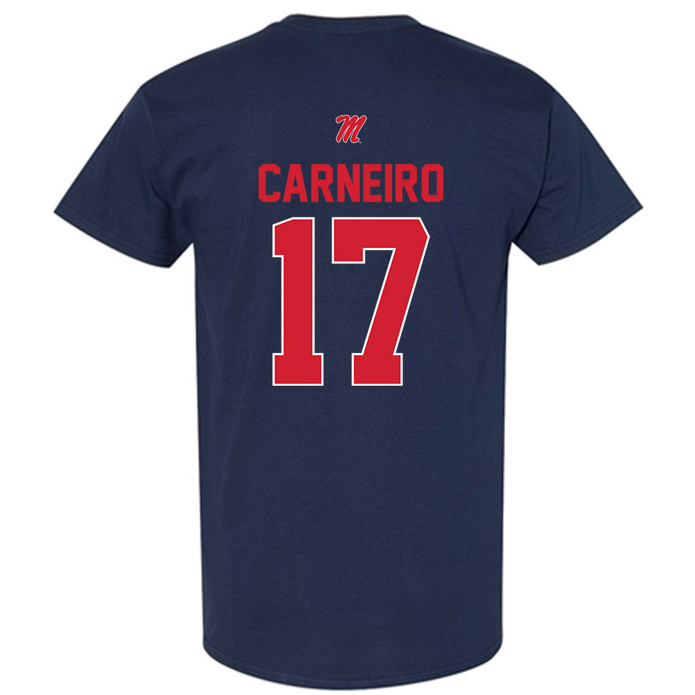 Ole Miss - NCAA Football : Lucas Carneiro - T-Shirt-1