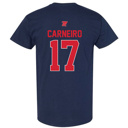 Ole Miss - NCAA Football : Lucas Carneiro - T-Shirt-1