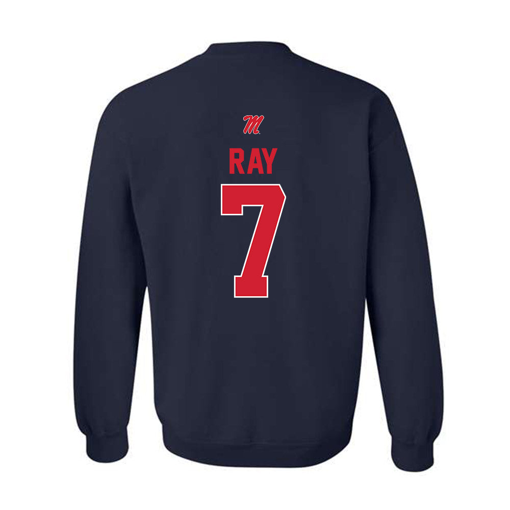 Ole Miss - NCAA Football : Traylon Ray - Crewneck Sweatshirt-1