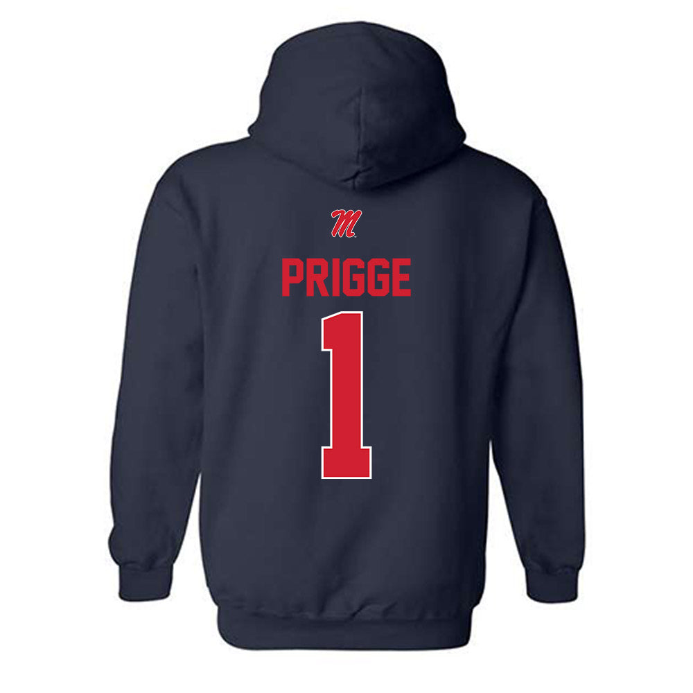 Ole Miss - NCAA Women's Soccer : Taylor Prigge - Classic Shersey Hooded Sweatshirt-1