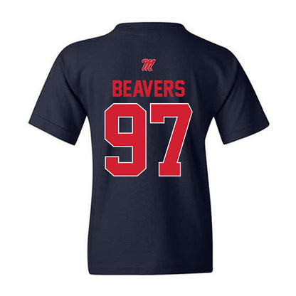 Ole Miss - NCAA Football : Kamron Beavers - Classic Shersey Youth T-Shirt-1