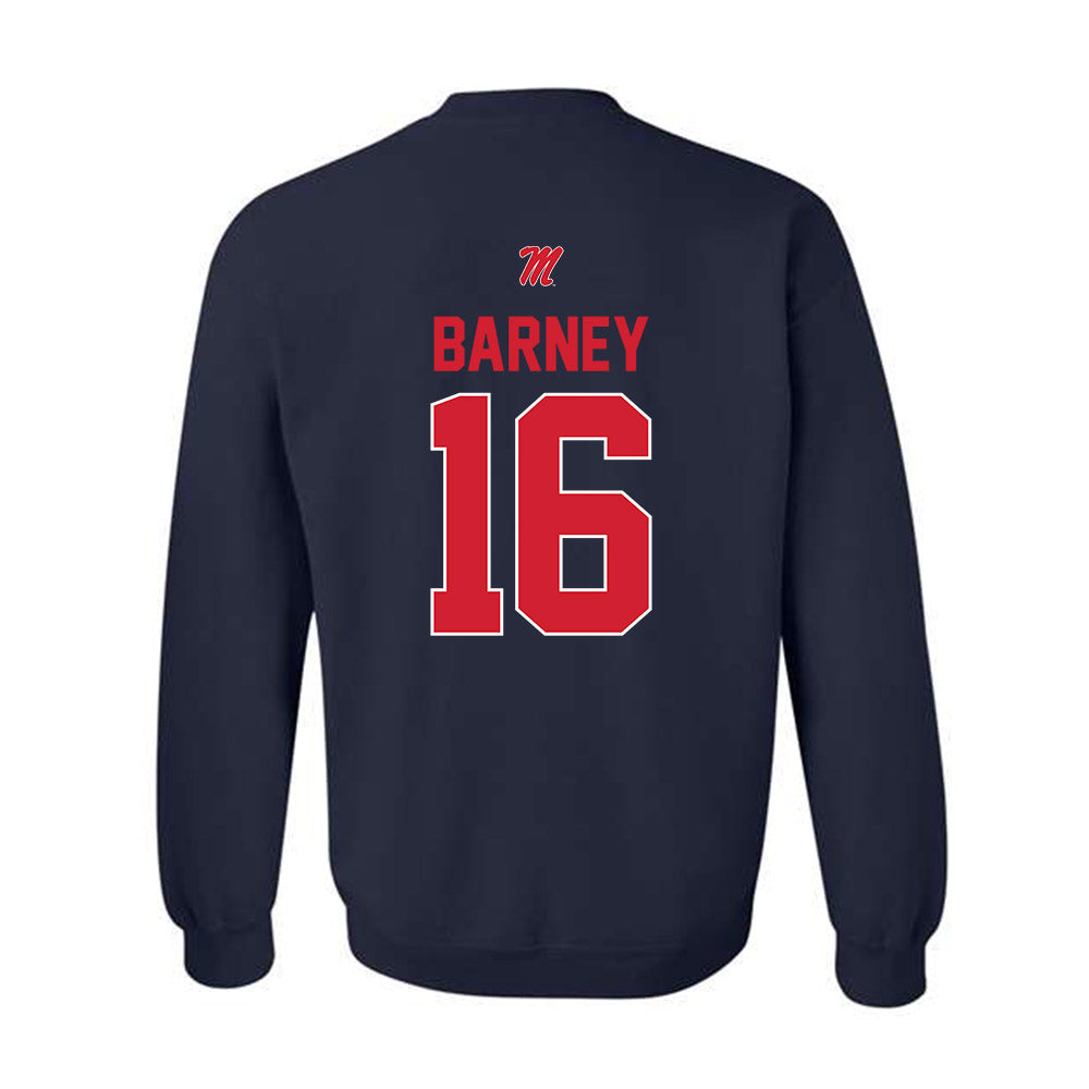 Ole Miss - NCAA Football : Dorian Barney - Classic Shersey Crewneck Sweatshirt-1