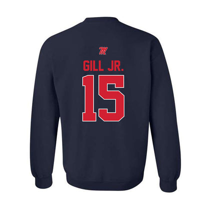 Ole Miss - NCAA Football : Darrell Gill Jr. - Classic Shersey Crewneck Sweatshirt-1