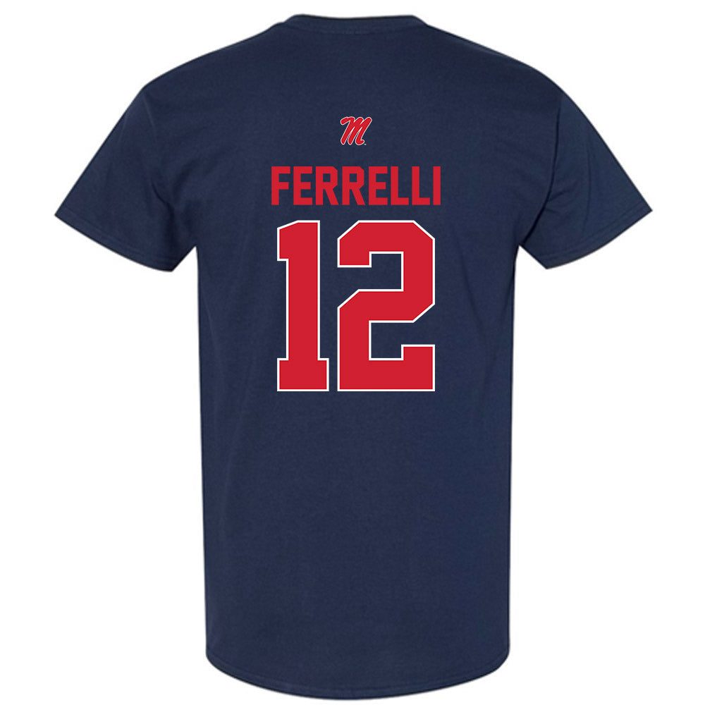 Ole Miss - NCAA Football : Luke Ferrelli - Classic Shersey T-Shirt-1
