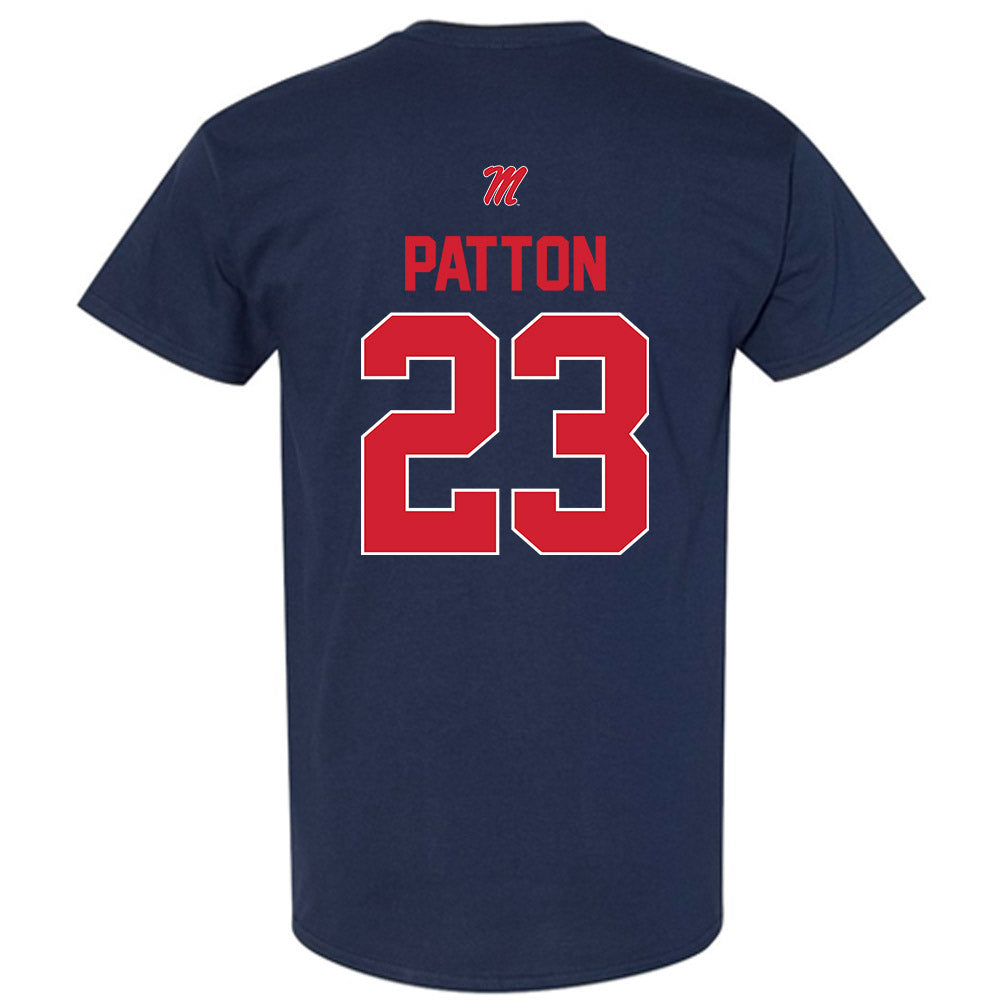 Ole Miss - NCAA Men's Basketball : Daniel Patton - Classic Shersey T-Shirt-1