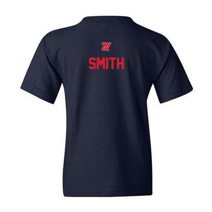 Ole Miss - NCAA Cheerleading : Isaac Smith - Classic Shersey Youth T-Shirt-1