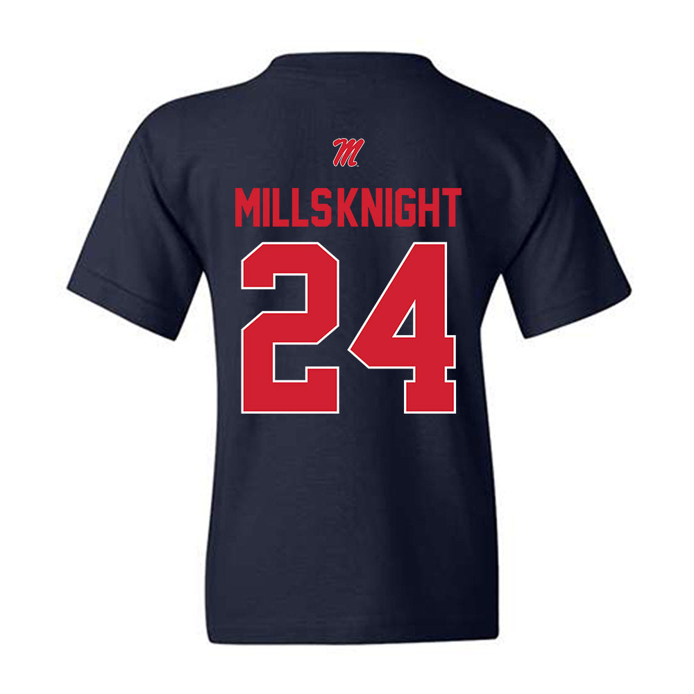 Ole Miss - NCAA Football : Shekai Mills-Knight - Youth T-Shirt-1