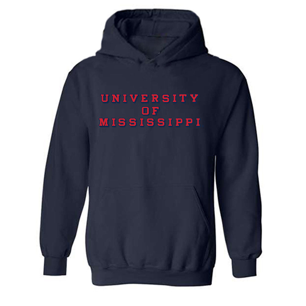 Ole Miss - NCAA Cheerleading : Lucas Eftekhar - Classic Shersey Hooded Sweatshirt-0