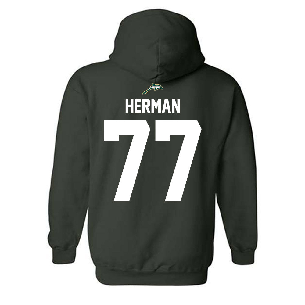 Jacksonville - NCAA Women's Lacrosse : Maddie Herman - Classic Shersey Hooded Sweatshirt-1