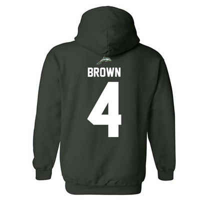 Jacksonville - Mens Basketball Legends : Dee Brown - Classic Shersey Hooded Sweatshirt