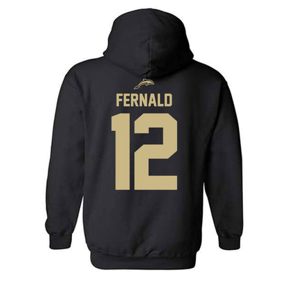 Jacksonville - NCAA Baseball : Josh Fernald - Classic Shersey Hooded Sweatshirt-1