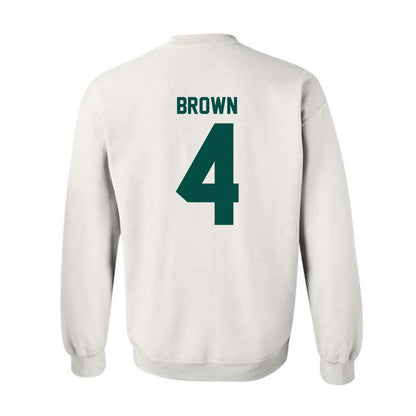 Jacksonville - Mens Basketball Legends : Dee Brown - Classic Shersey Crewneck Sweatshirt