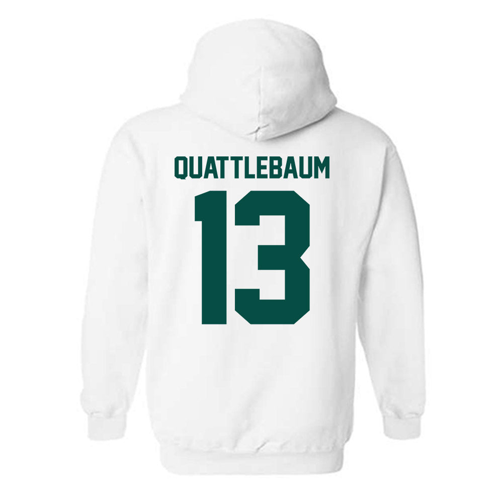 Jacksonville - NCAA Women's Basketball : LaRonda Quattlebaum - Classic Shersey Hooded Sweatshirt-1