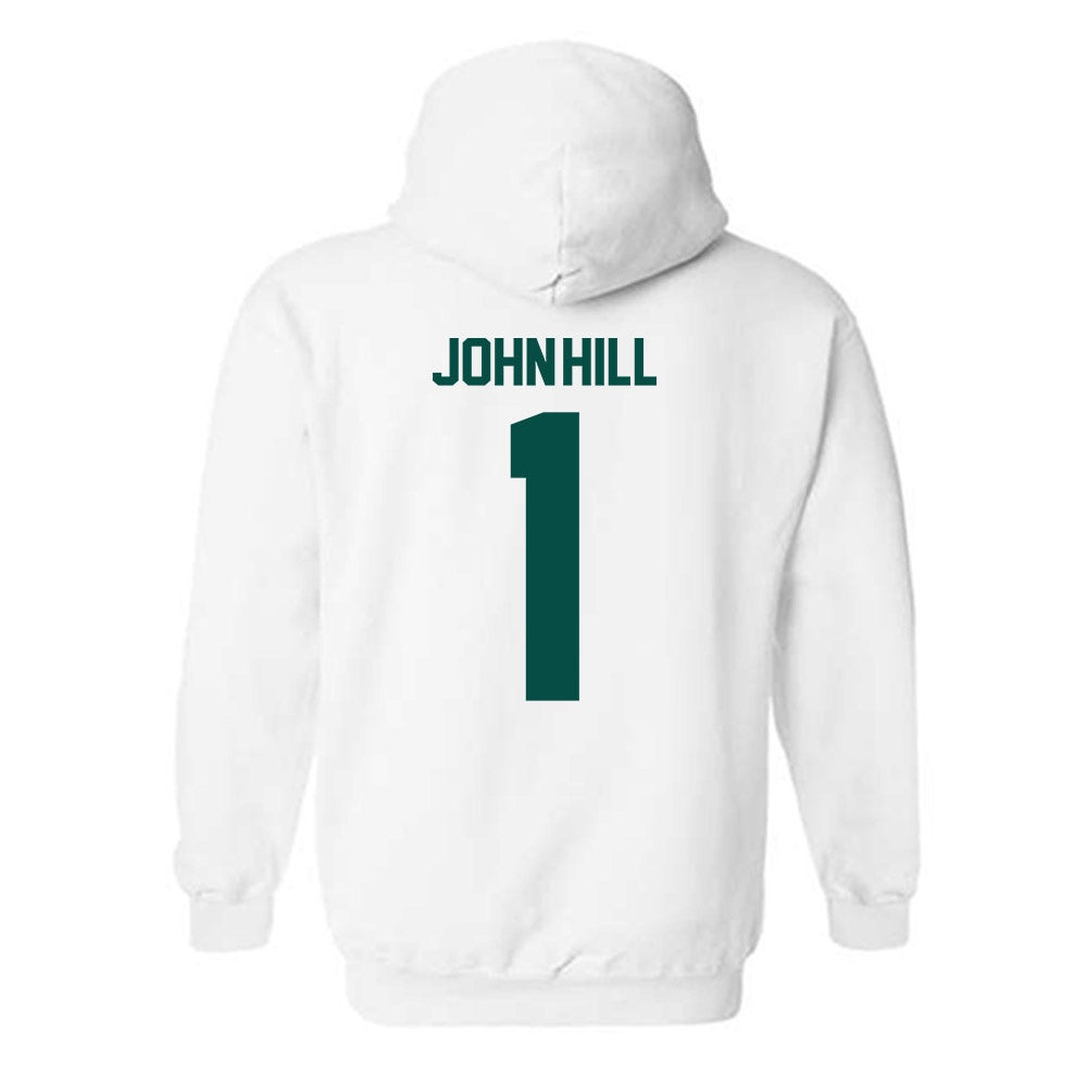 Jacksonville - NCAA Men's Lacrosse : Daylin John-Hill - Classic Shersey Hooded Sweatshirt-1