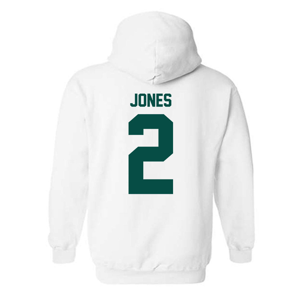 Jacksonville - NCAA Men's Basketball : Jaylen Jones - Classic Shersey Hooded Sweatshirt-1