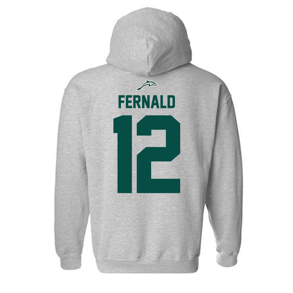Jacksonville - NCAA Baseball : Josh Fernald - Classic Shersey Hooded Sweatshirt-1
