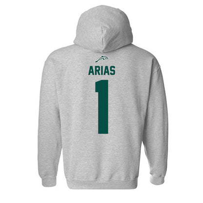 Jacksonville - NCAA Men's Basketball : Chris Arias - Classic Shersey Hooded Sweatshirt-1