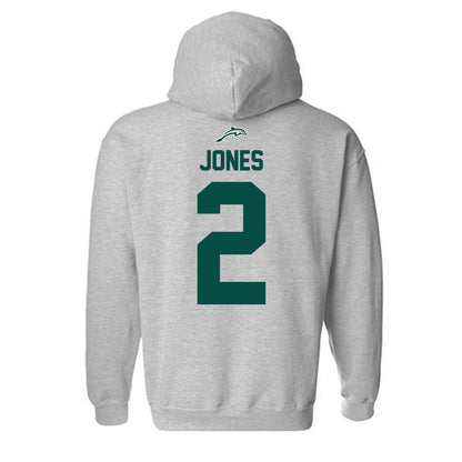 Jacksonville - NCAA Men's Basketball : Jaylen Jones - Classic Shersey Hooded Sweatshirt-1