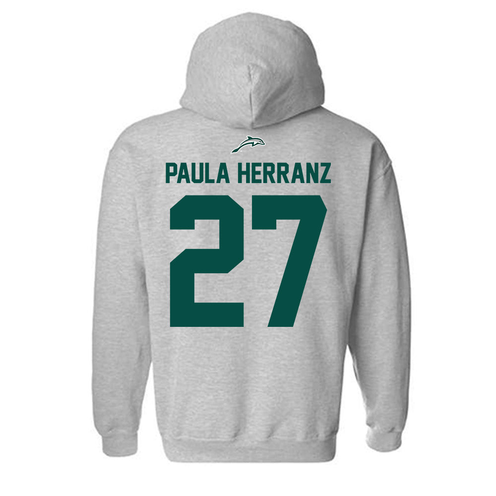 Jacksonville - NCAA Women's Soccer : Paula Paula Herranz - Classic Shersey Hooded Sweatshirt-1