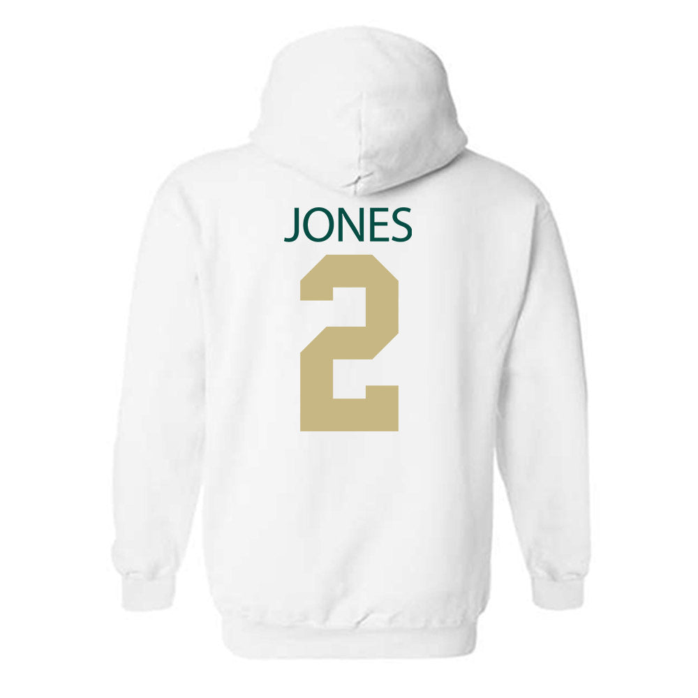 Jacksonville - NCAA Men's Basketball : Jaylen Jones - Classic Shersey Hooded Sweatshirt-1