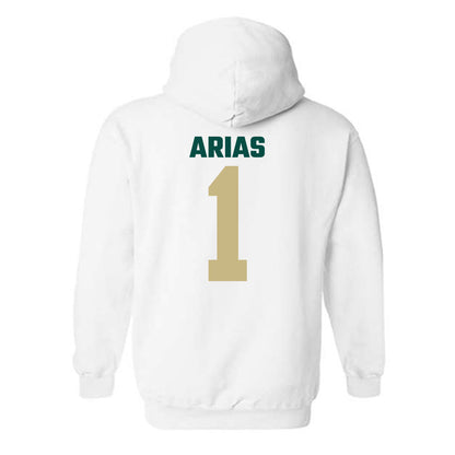 Jacksonville - NCAA Men's Basketball : Chris Arias - Classic Shersey Hooded Sweatshirt-1