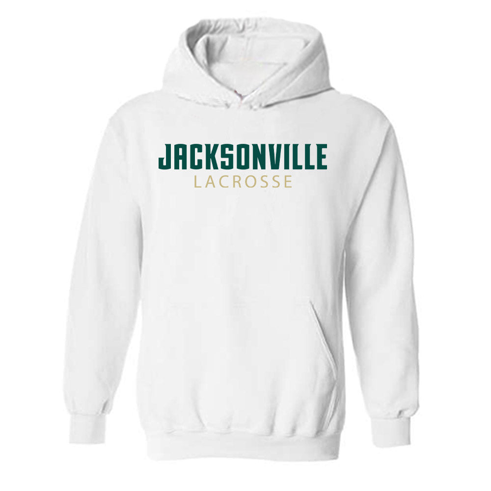 Jacksonville - NCAA Men's Lacrosse : Kyle Saeger - Classic Shersey Hooded Sweatshirt-0