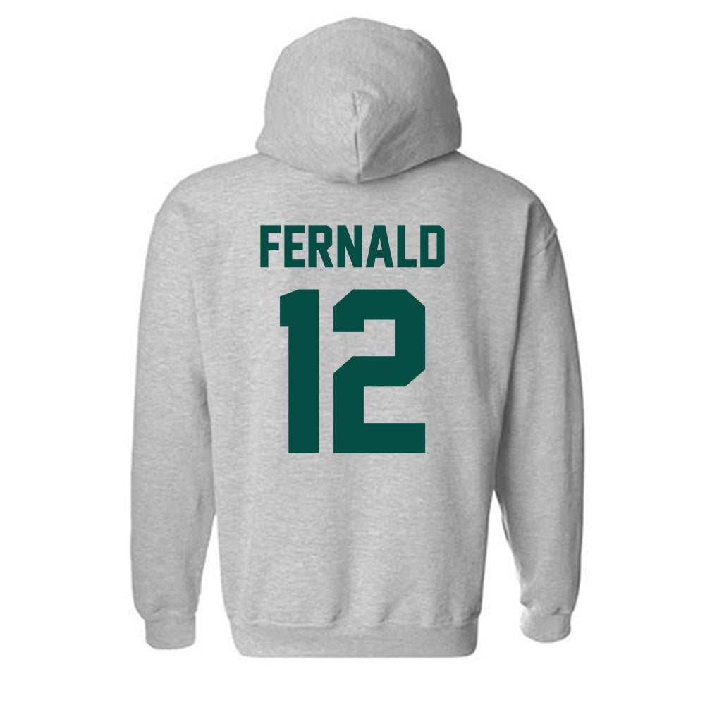 Jacksonville - NCAA Baseball : Josh Fernald - Classic Shersey Hooded Sweatshirt-1