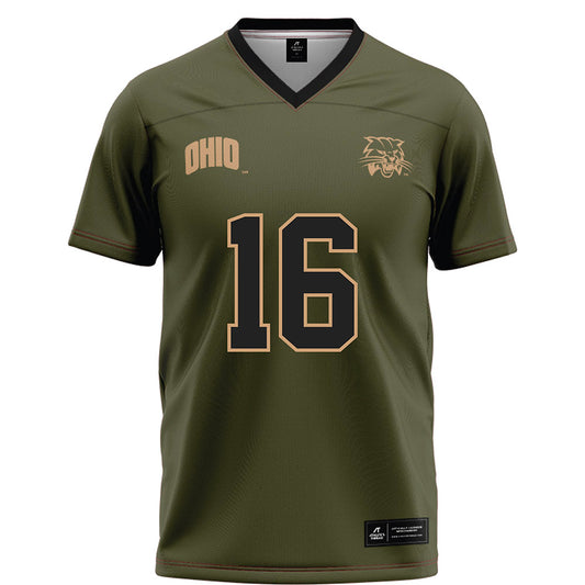 Ohio - NCAA Football : Matthew Papas - Football Jersey-0