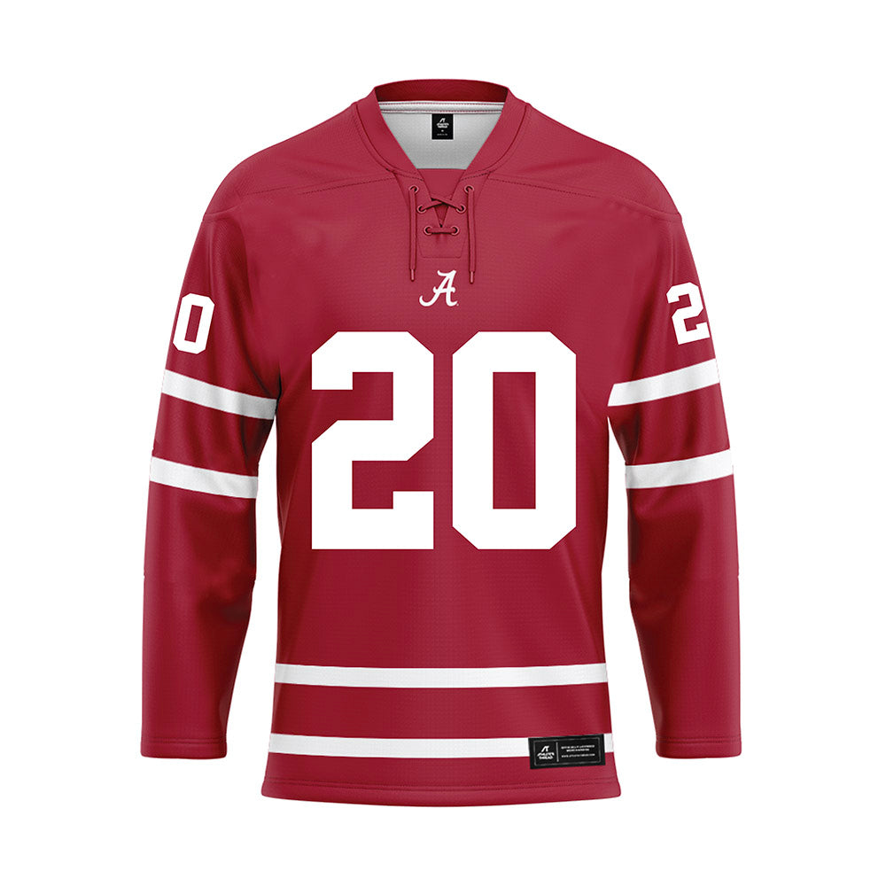 Alabama - Baseball Alumni : Tommy Seidl - Crimson Hockey Jersey