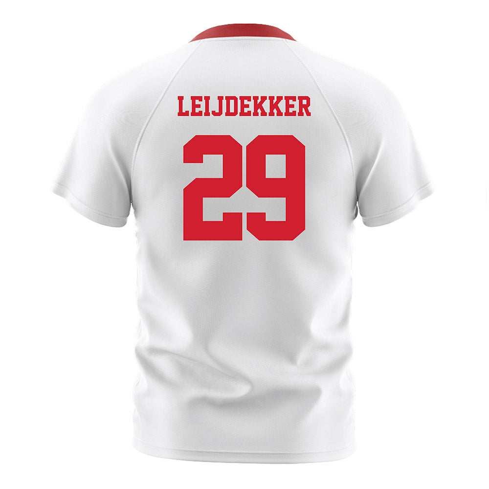 NC State - NCAA Women's Soccer : Fien Leijdekker - White Soccer Jersey-1