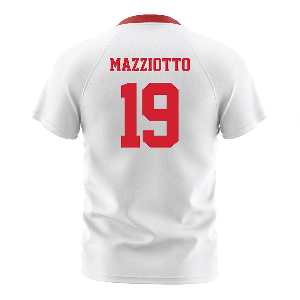 NC State - NCAA Women's Soccer : Antonella Mazziotto - White Soccer Jersey-1