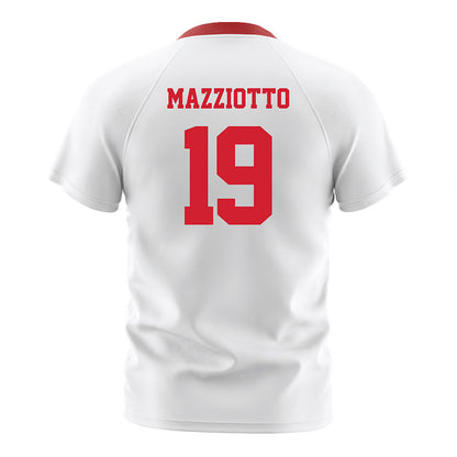 NC State - NCAA Women's Soccer : Antonella Mazziotto - White Soccer Jersey-1