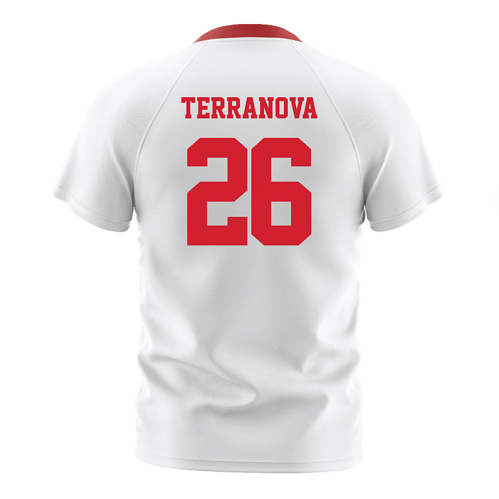 NC State - NCAA Men's Soccer : Samuel Terranova - White Soccer Jersey