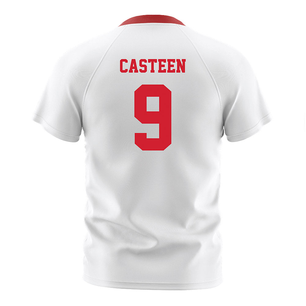 NC State - NCAA Women's Soccer : Madison Casteen - White Soccer Jersey-1