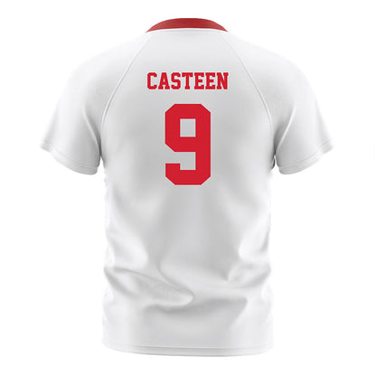 NC State - NCAA Women's Soccer : Madison Casteen - White Soccer Jersey-1