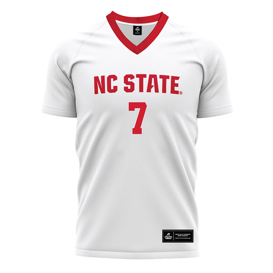 NC State - NCAA Women's Soccer : Erica Roberts - White Soccer Jersey-0