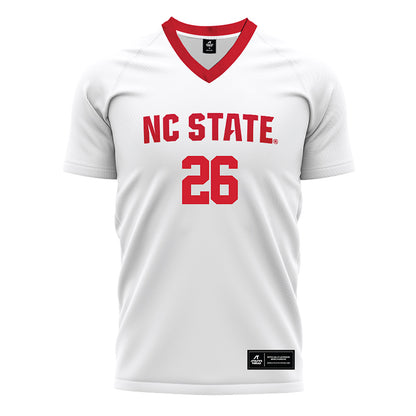 NC State - NCAA Men's Soccer : Samuel Terranova - White Soccer Jersey