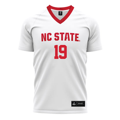 NC State - NCAA Women's Soccer : Antonella Mazziotto - White Soccer Jersey-0