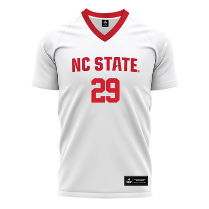 NC State - NCAA Women's Soccer : Fien Leijdekker - White Soccer Jersey-0