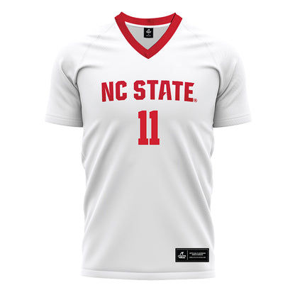 NC State - NCAA Women's Soccer : Carly Montgomery - White Soccer Jersey-0