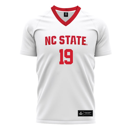 NC State - NCAA Women's Soccer : Chloe Stanley - White Soccer Jersey-0