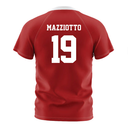 NC State - NCAA Women's Soccer : Antonella Mazziotto - Red Soccer Jersey-1